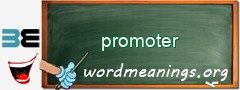 WordMeaning blackboard for promoter